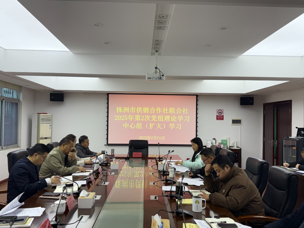 市供销社召开2025年第2次党组（扩大）会议