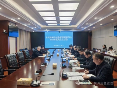 株洲市应急管理局召开2024年度民主生活会
