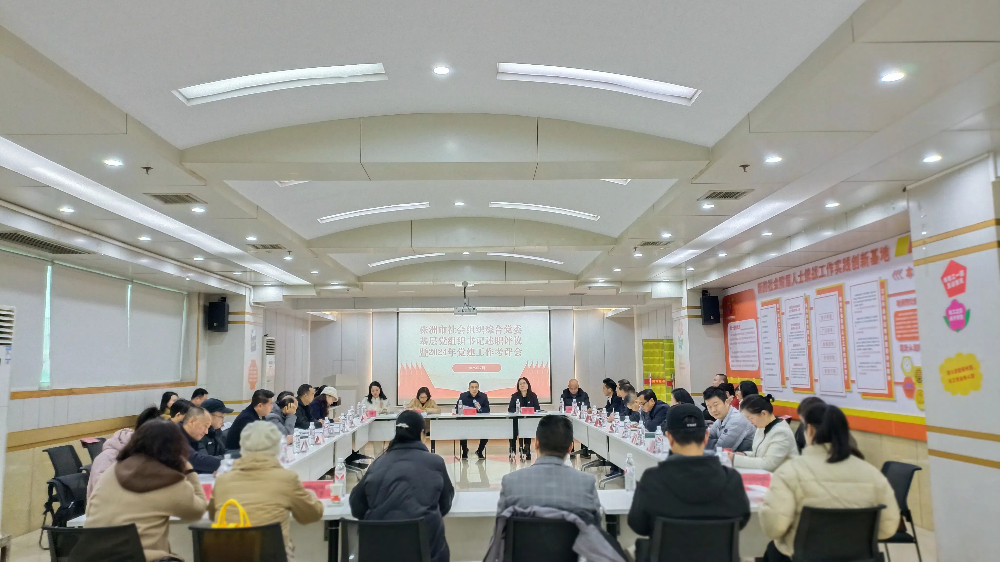 株洲市社会组织综合党委召开基层党组织书记述职评议暨2024年党建工作考评会