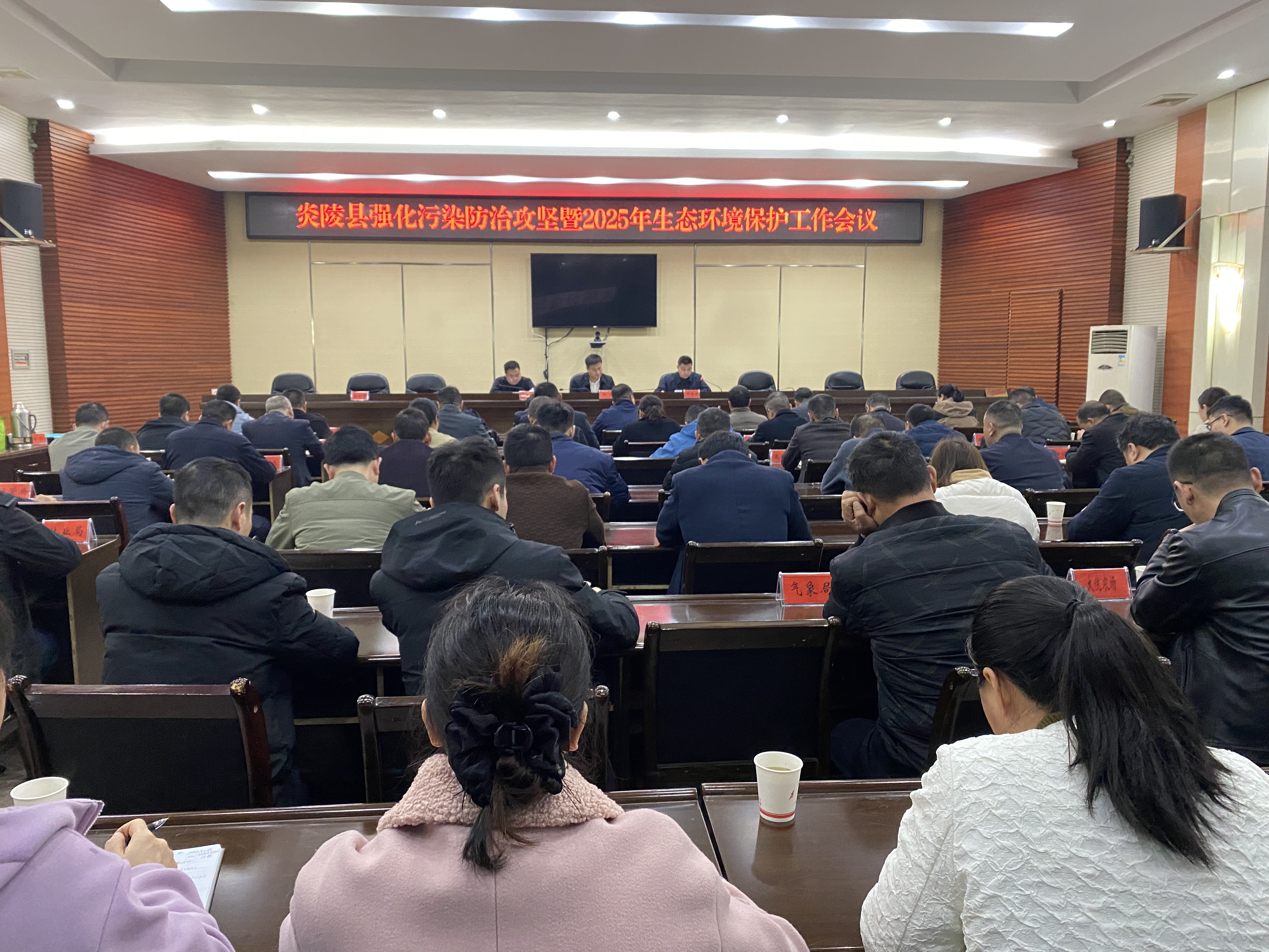 炎陵县召开强化污染防治攻坚暨2025年生态环境保护工作会议