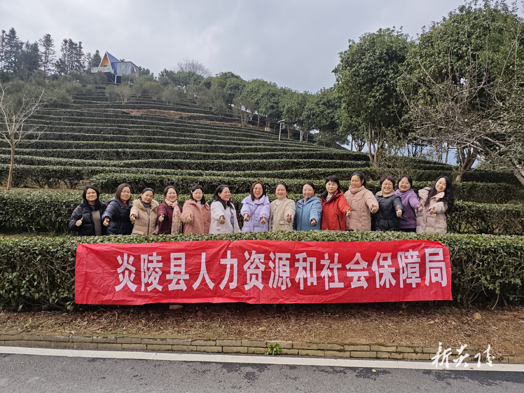 县人社局：芳华绽放 情暖三月