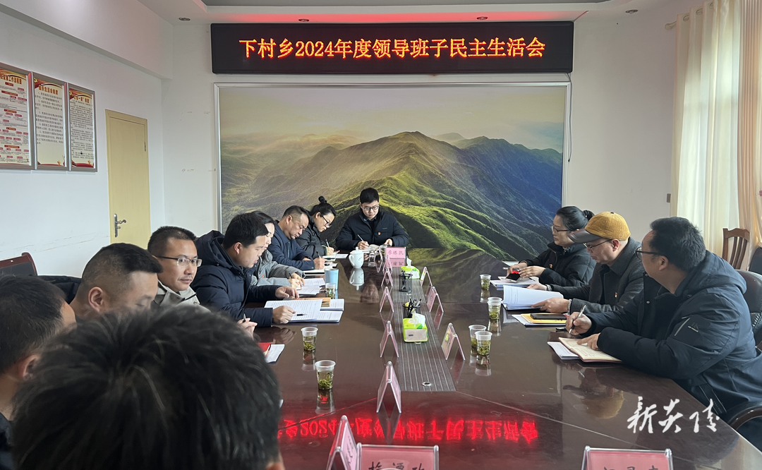 下村乡召开2024年度领导干部民主生活会