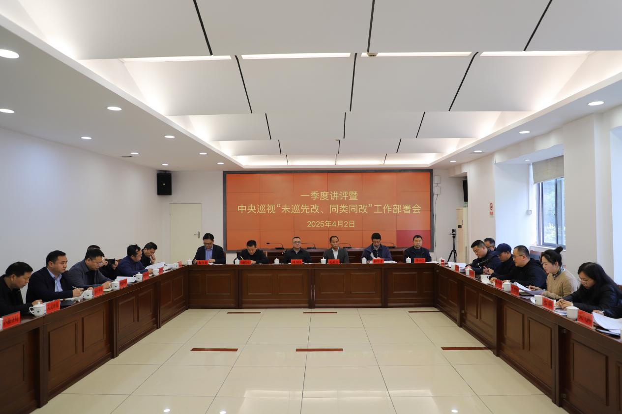 株洲市生态环境局召开一季度讲评暨中央巡视"未巡先改、同类同改"工作部署会