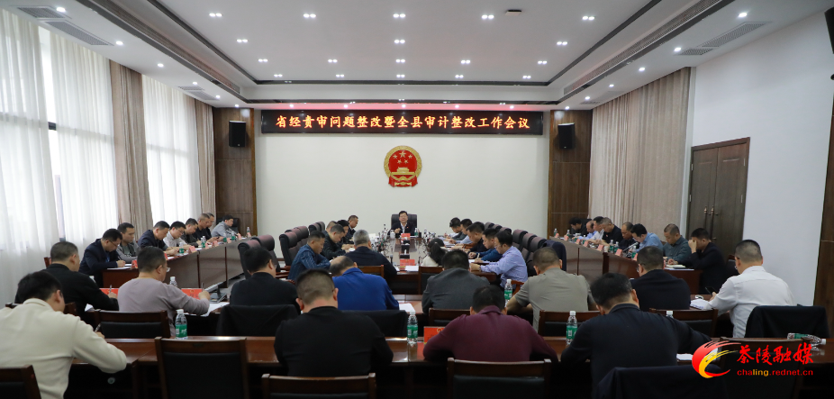 省经责审问题整改暨全县审计整改工作会议召开