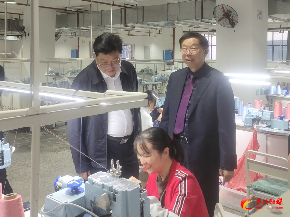 杨红兵到园区企业现场办公