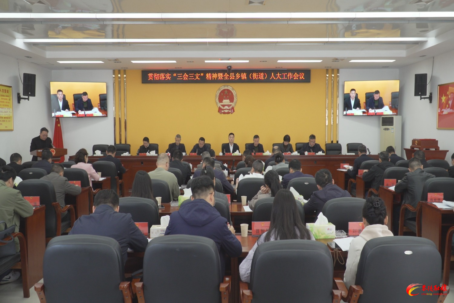 茶陵县贯彻落实“三会三文”精神暨2025年度乡镇（街道）人大工作会议召开