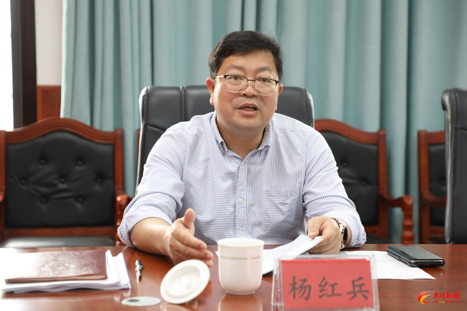 杨红兵到界首镇调研