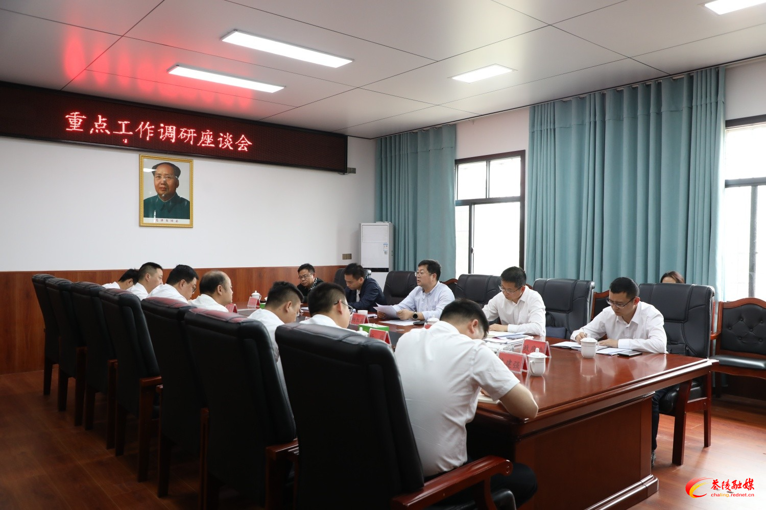杨红兵到界首镇调研