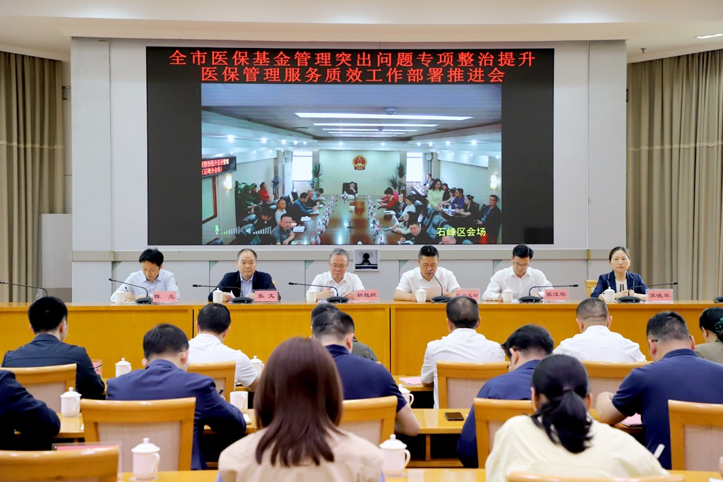 株洲市医保基金管理突出问题专项整治提升医保管理服务质效工作部署推进会召开