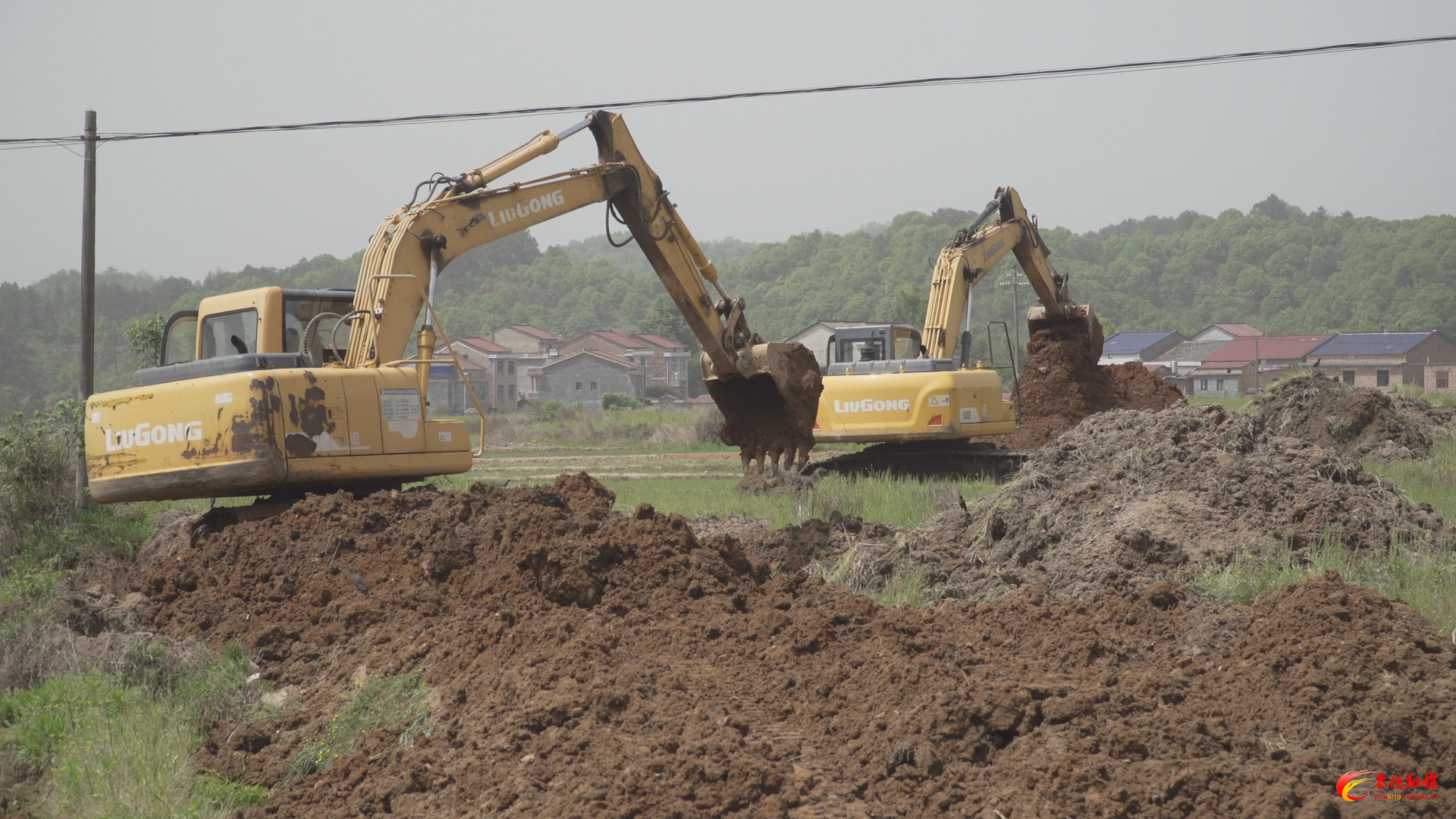 火田镇10村高标准农田建设项目预计五月底完工