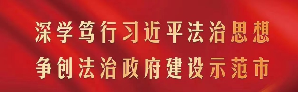深学笃行习近平法治思想 争创法治政府建设示范市