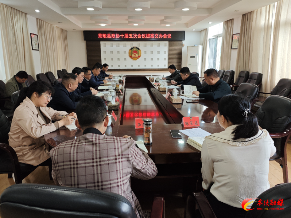 茶陵县政协十届五次会议提案交办会召开