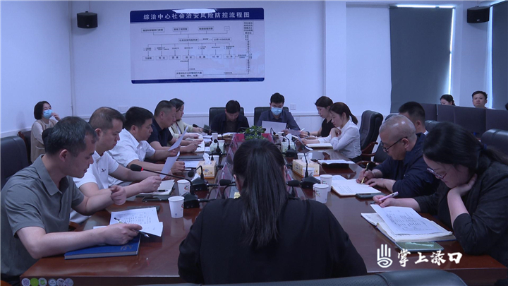 渌口区社会治安综合治理中心正式揭牌运行