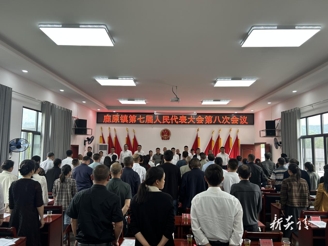 鹿原镇召开第七届人民代表大会第八次会议