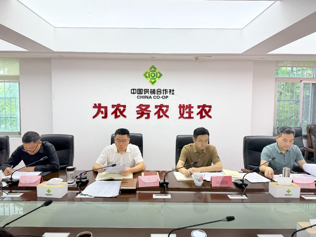 市供销社召开2025年 第5次党组(扩大)会议