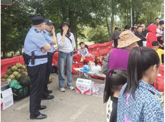 马家河派出所以“警”护“景” “葚”是欢喜