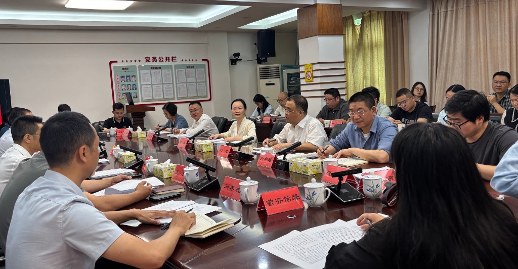 市政协主席聂方红带队来我委开展调研座谈