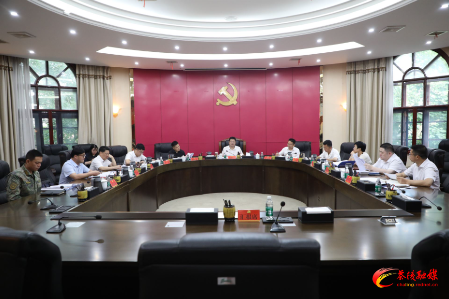 杨红兵主持召开中共茶陵县委常委会2025年第9次会议