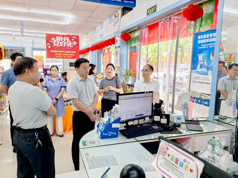 市医保局局长张江华赴炎陵县调研督导医保工作