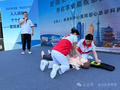 株洲市举办安全咨询日活动 千余名市民沉浸式学习安全知识