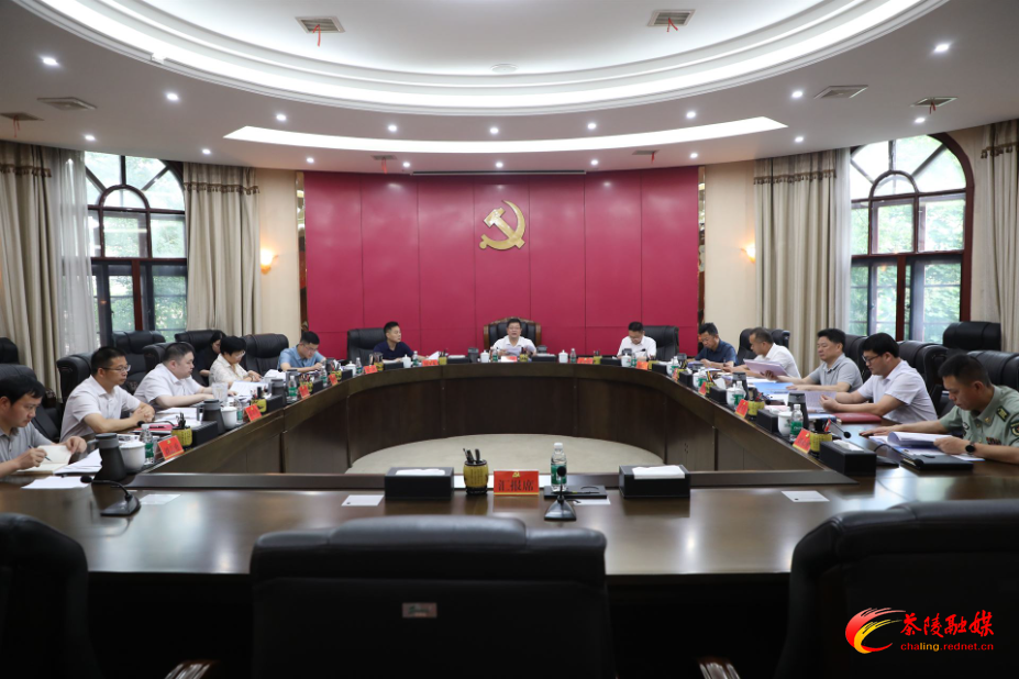 杨红兵主持召开中共茶陵县委常委会2025年第10次会议