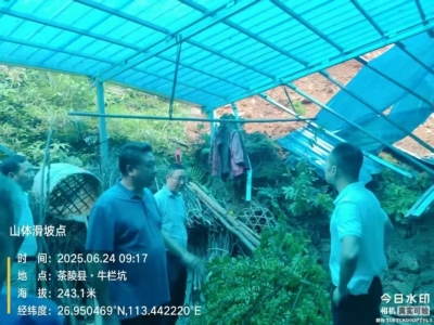 精准预警提前转移 茶陵县成功避险两起灾害 3户7人化险为夷