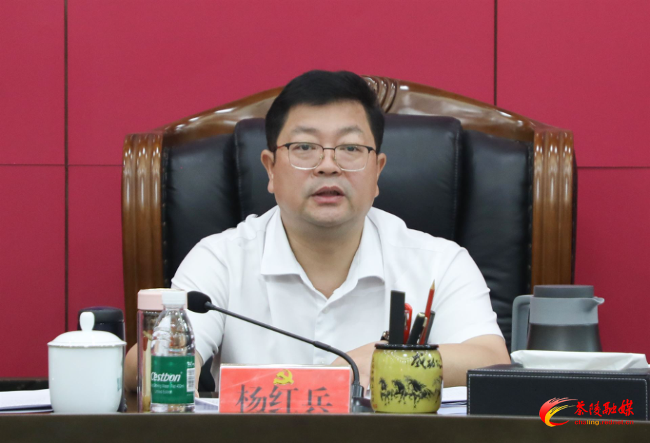 杨红兵主持召开中共茶陵县委常委会2025年第10次会议