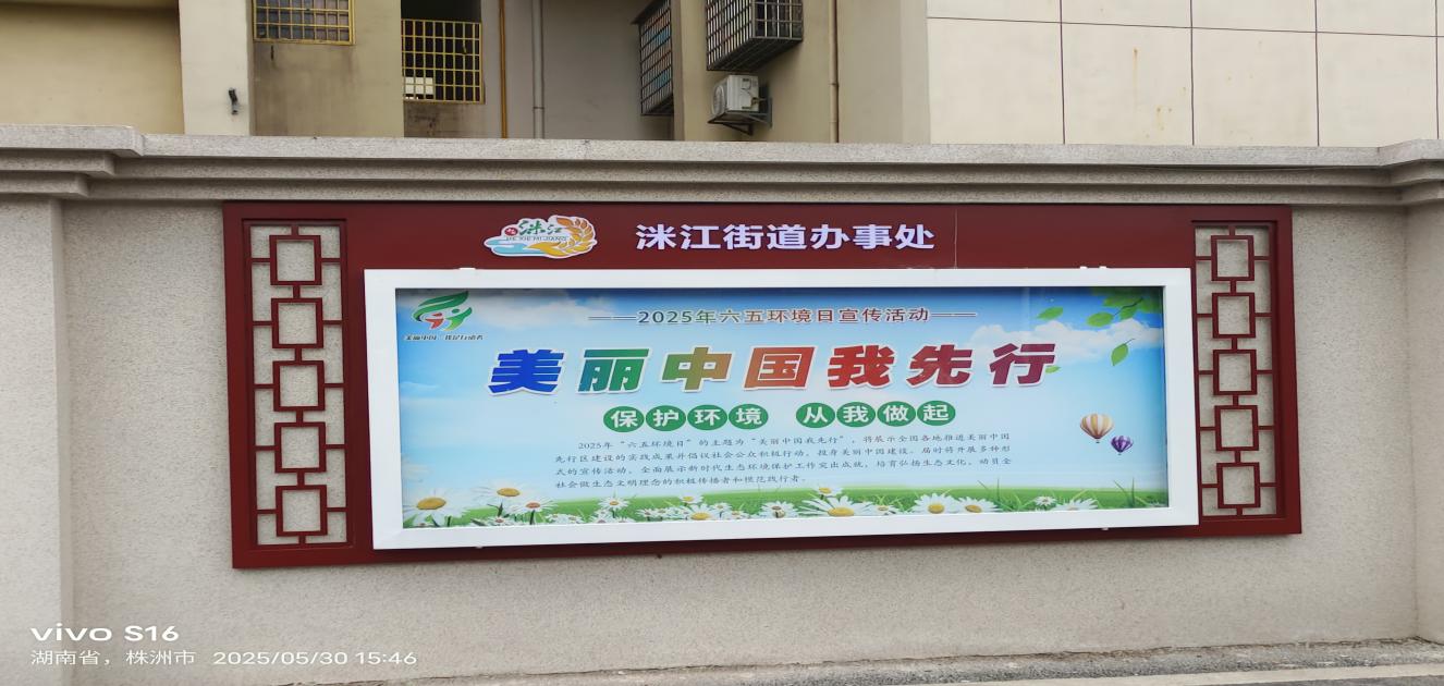 茶陵县开展"美丽中国我先行"2025年六五环境日宣传活动