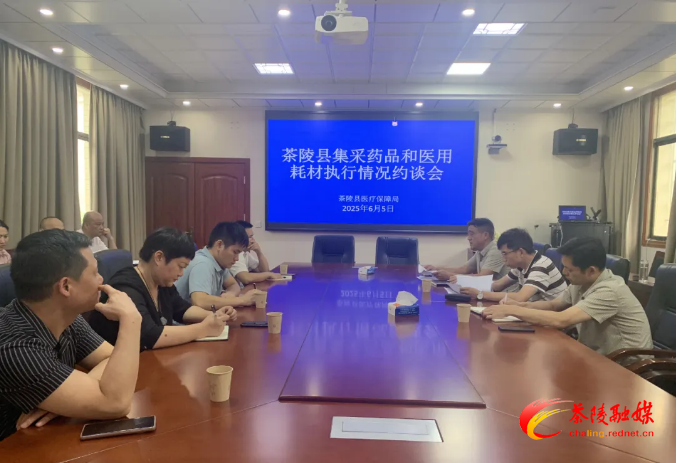 茶陵县召开集采药品和医用耗材执行情况约谈会