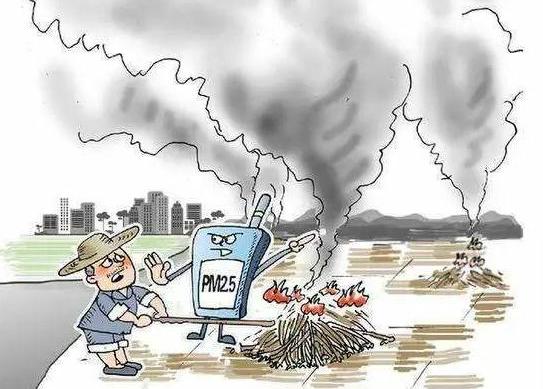 禁止露天焚烧秸秆，守护美丽家园