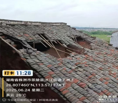 精准预警提前转移 茶陵县成功避险两起灾害 3户7人化险为夷