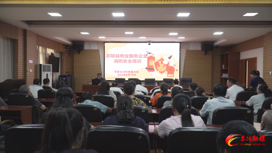 茶陵县开展物业服务企业消防安全集中培训