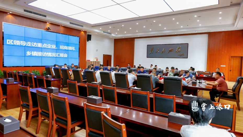 李晓彤主持召开区领导走访重点企业、招商顾问、乡镇接访情况汇报会
