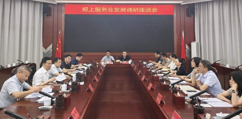 省发改委、省统计局联合调研组来我市开展规上服务业发展调研