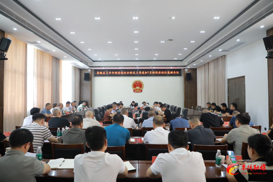 茶陵县上半年经济运行分析及三季度和7月份经济运行监测会召开