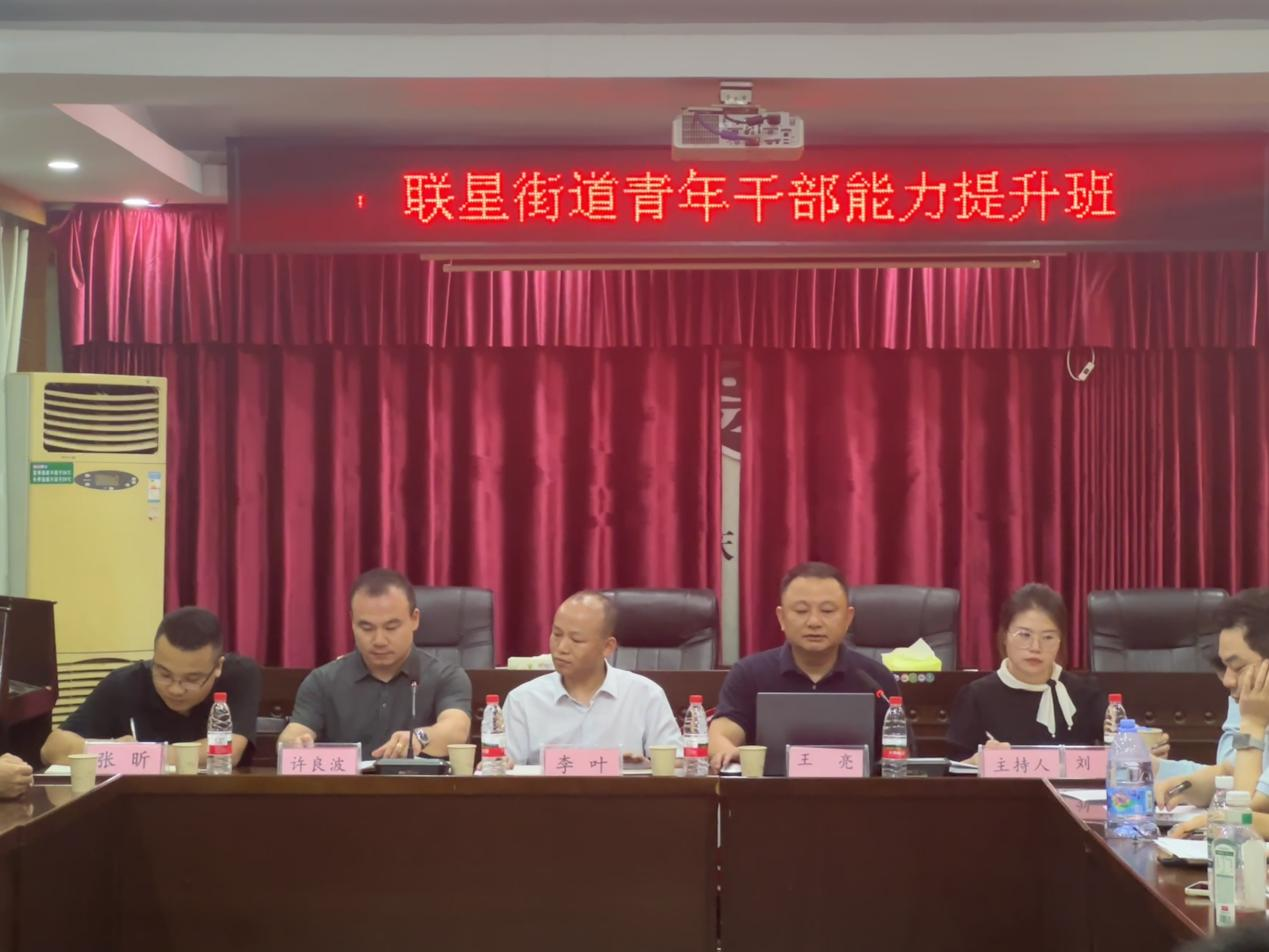 “拒绝躺平”激发担当 争做新时代干将 ——联星街道召开青年干部能力提升班