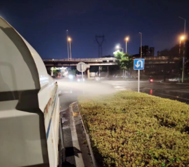 芦淞城管：全力抗旱保苗  守护城市绿意