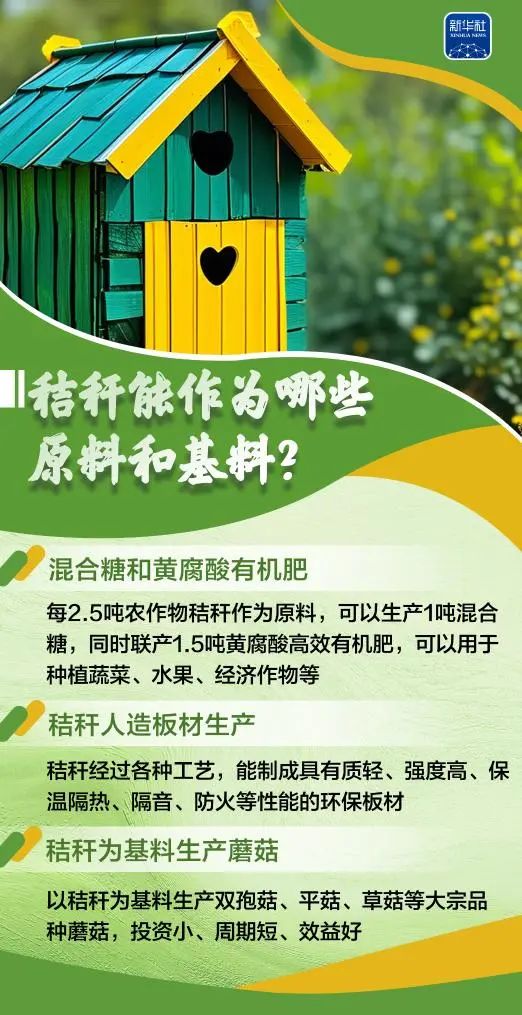 变饲料、转能源、种菌菇......秸秆原来这么"能"！