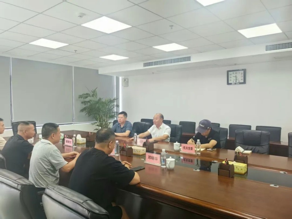 杨志华会见茶陵县舲舫乡祠湾村驻村工作队一行