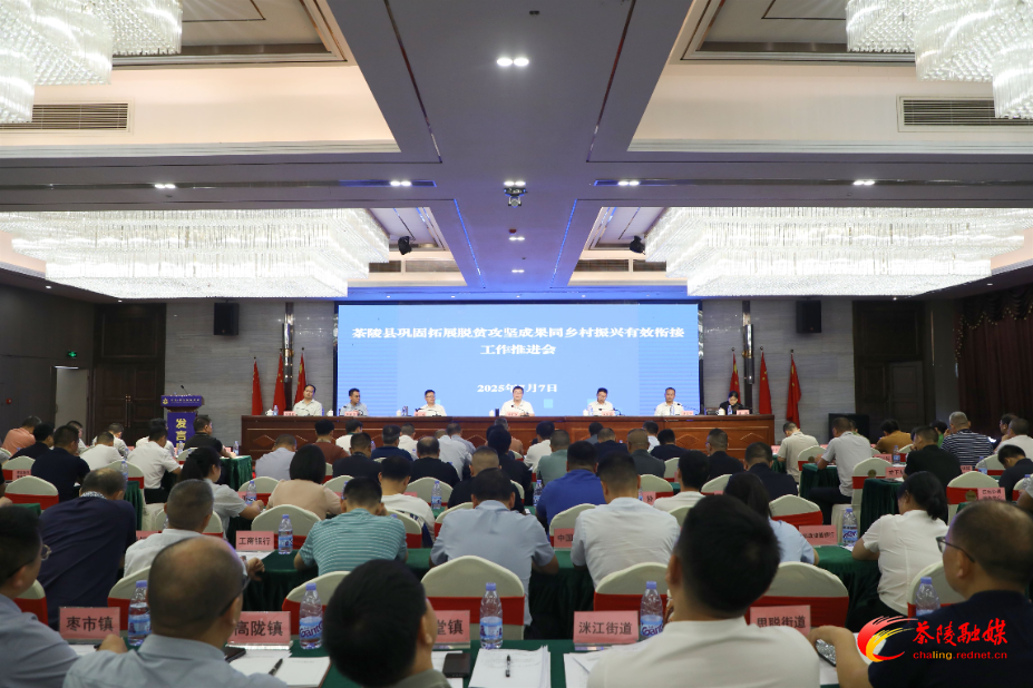 茶陵县召开巩固拓展脱贫攻坚成果同乡村振兴有效衔接工作推进会
