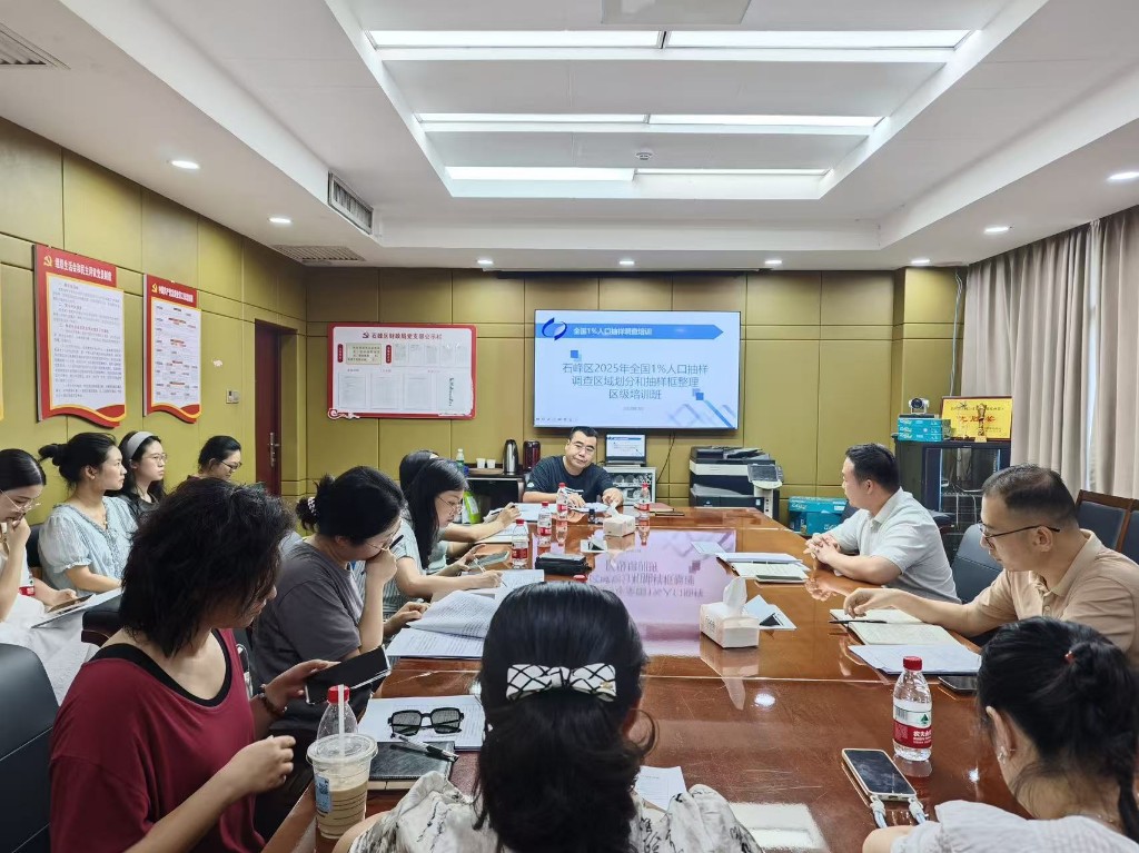 石峰区召开2025年全国1%人口抽样调查区域划分和抽样框整理区级培训会