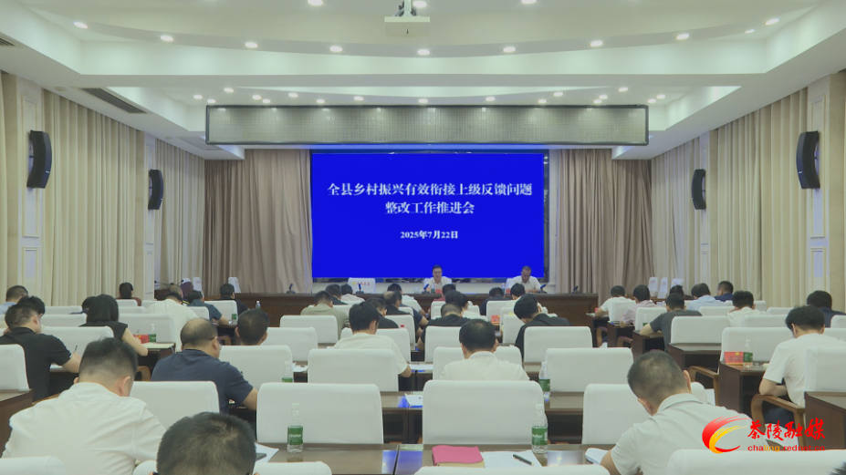 全县乡村振兴有效衔接上级反馈问题整改工作推进会召开