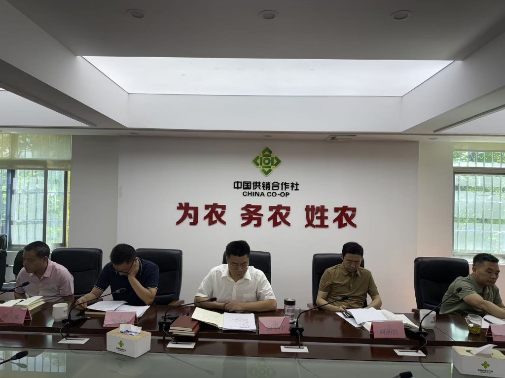 市供销社召开2025年 第6次党组（扩大）会议