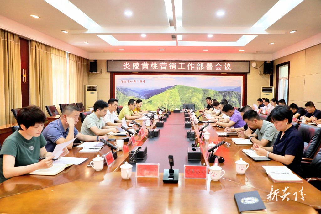 炎陵黄桃营销部署工作会召开