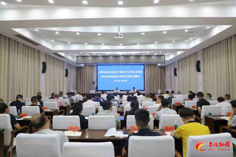 茶陵县应急和安全生产委员会2025年第三次全体成员会议暨近期安全形势分析和警示提醒会召开
