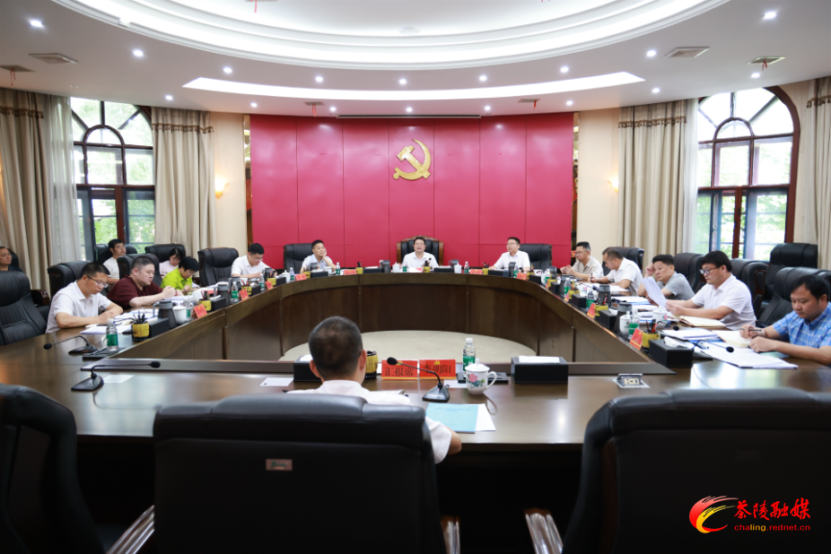 杨红兵主持召开中共茶陵县委常委会2025年第11次会议