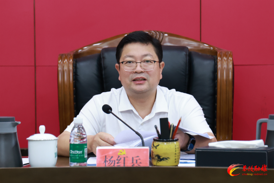 杨红兵主持召开中共茶陵县委常委会2025年第11次会议