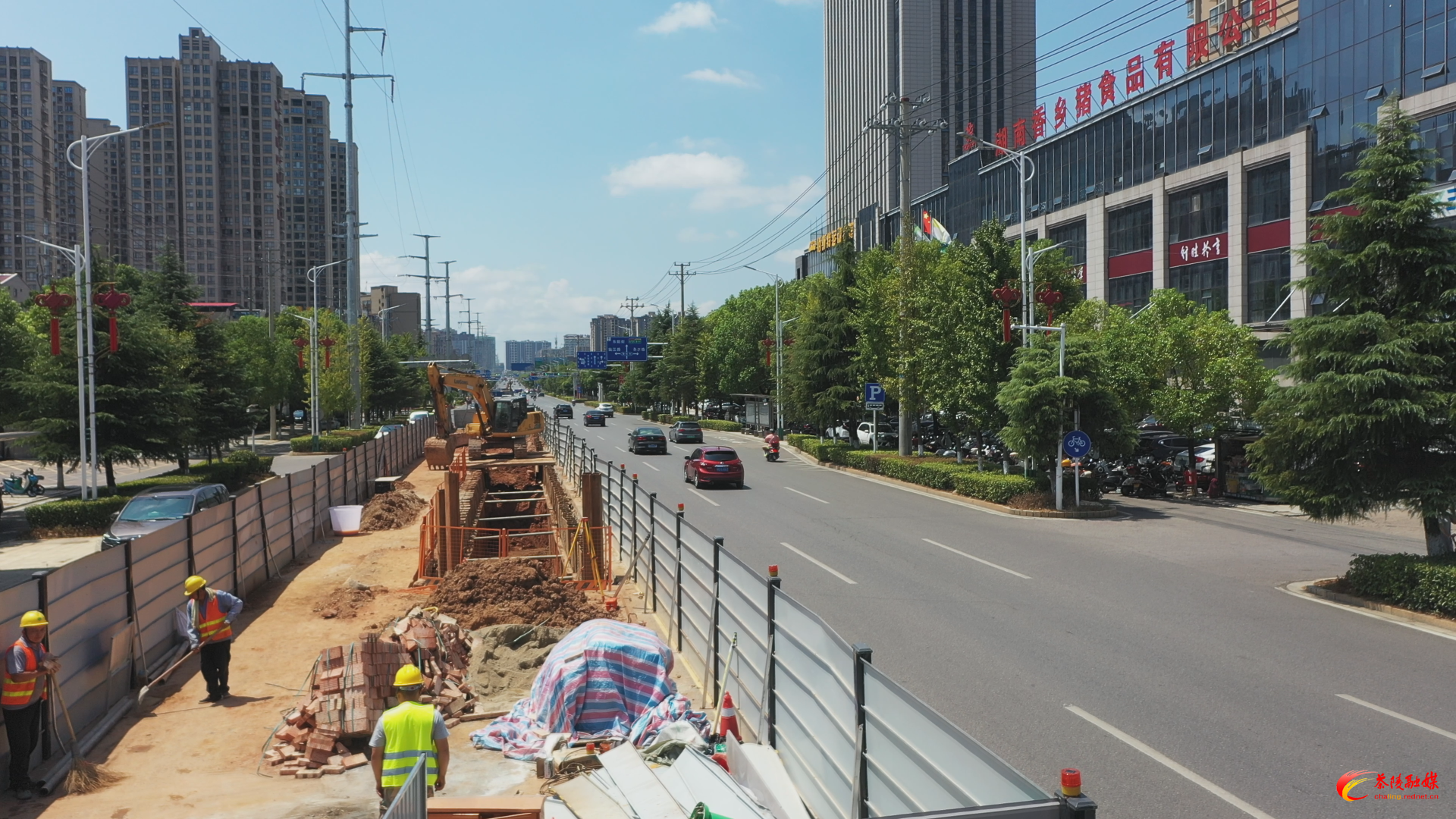 【办好民生实事 建设幸福茶陵】茶陵县加速推进“雨污分流”管网建设 织密城市生态“防护网”