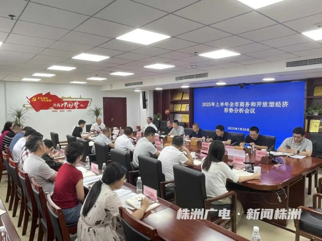 2025年上半年全市商务和开放型经济形势分析会召开