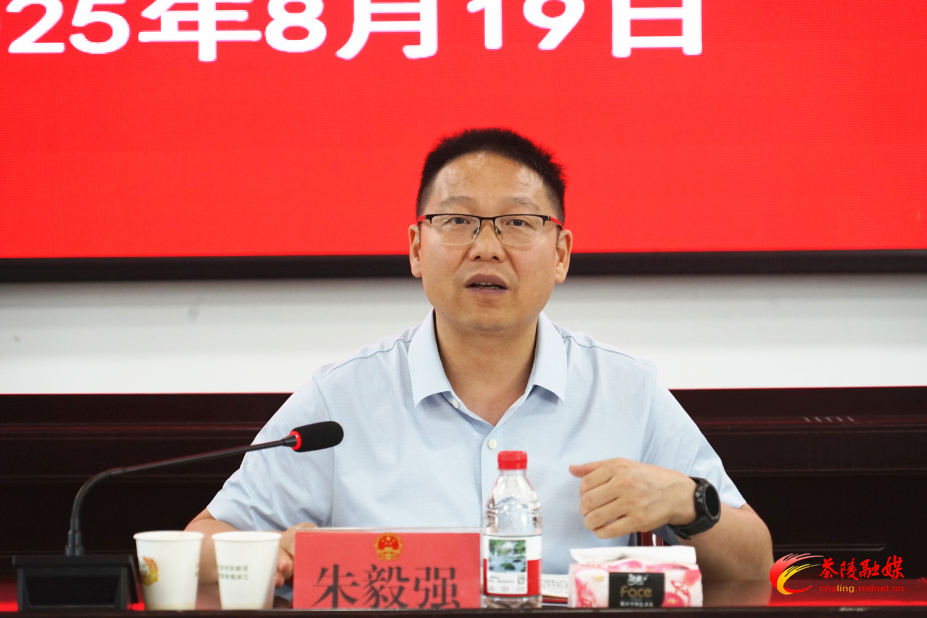 朱毅强到洣江街道调研重点工作